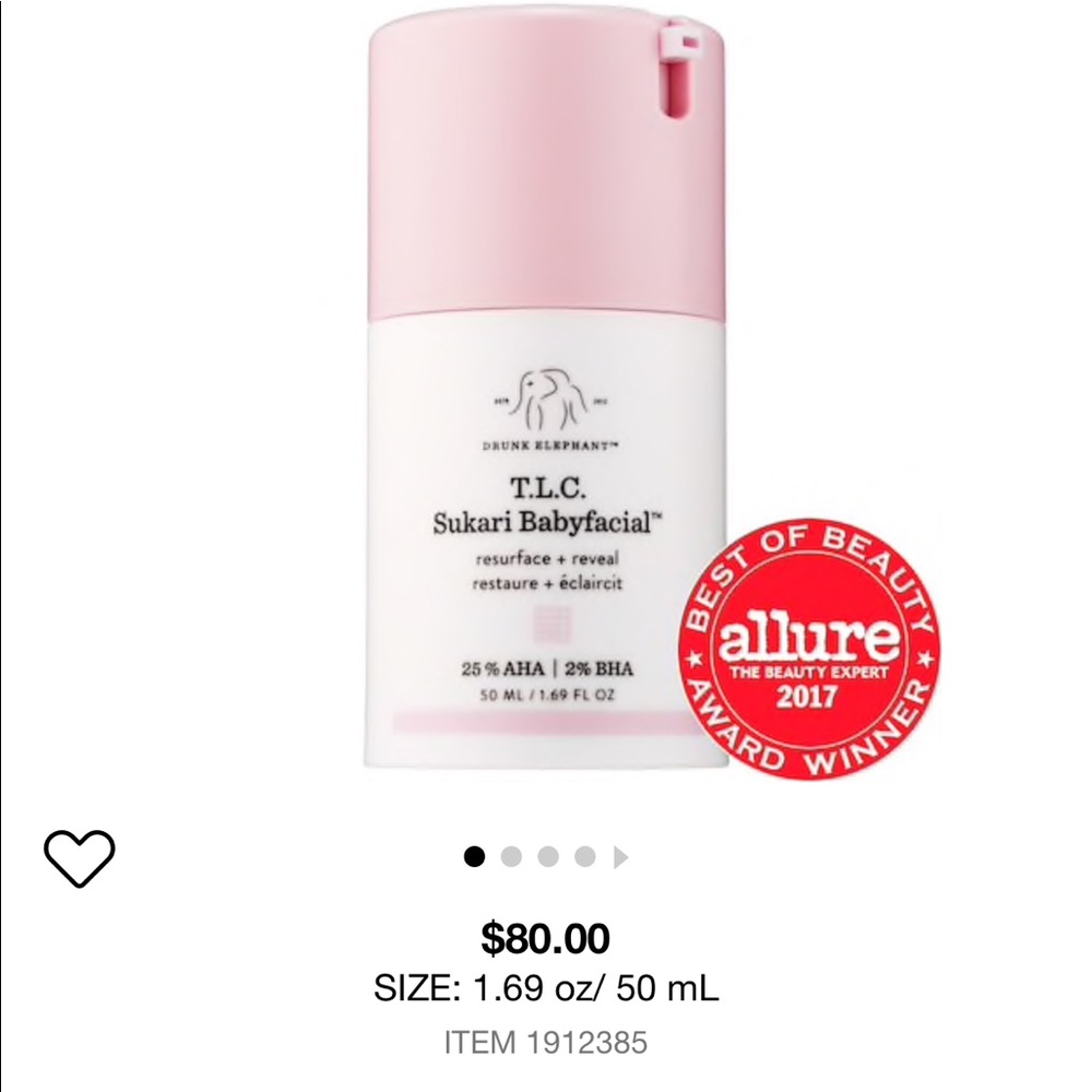 Drunk Elephant TLC Sukari Babyfacial